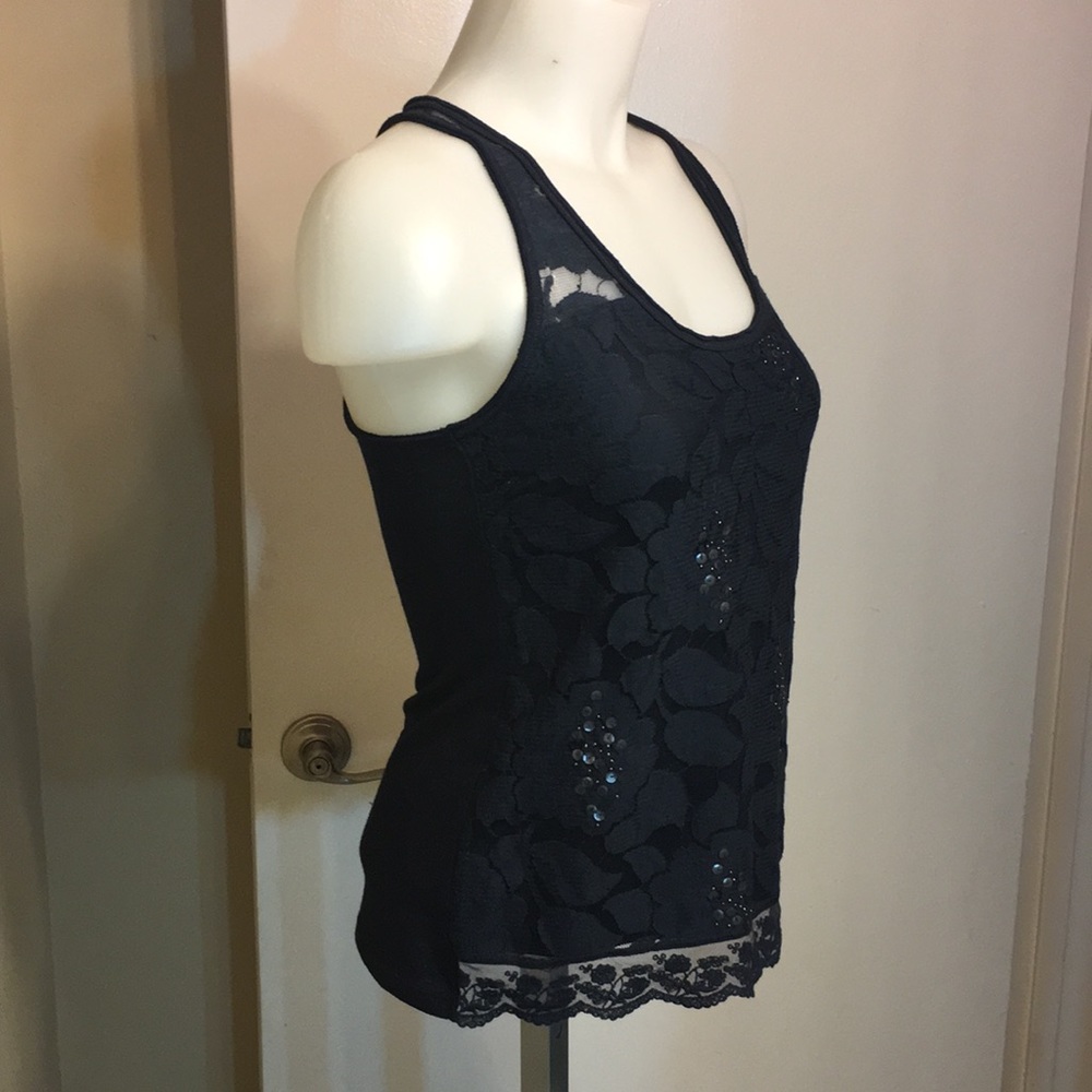 Like new Gilly Hicks dressy lace tank top - Picture 7 of 8